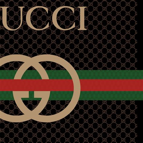 gucci logo print.